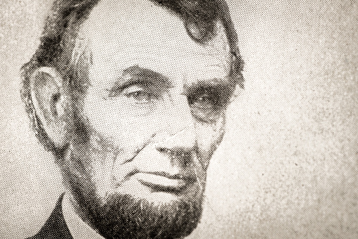 Antique photograph: Abraham Lincoln