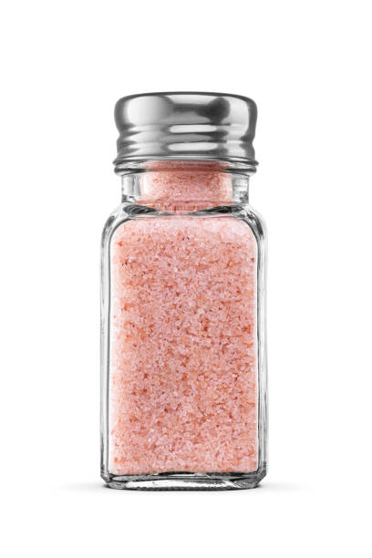 istock Himalayan salt shaker isolated with clipping path. Front view, pink color. 2060753376