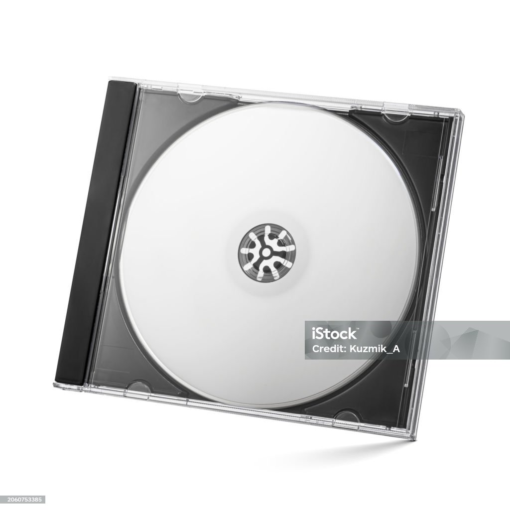 Disc Shape Box Closed Compact Black Plastic Disc Box Case Cd Jewel With Blank Disk ...