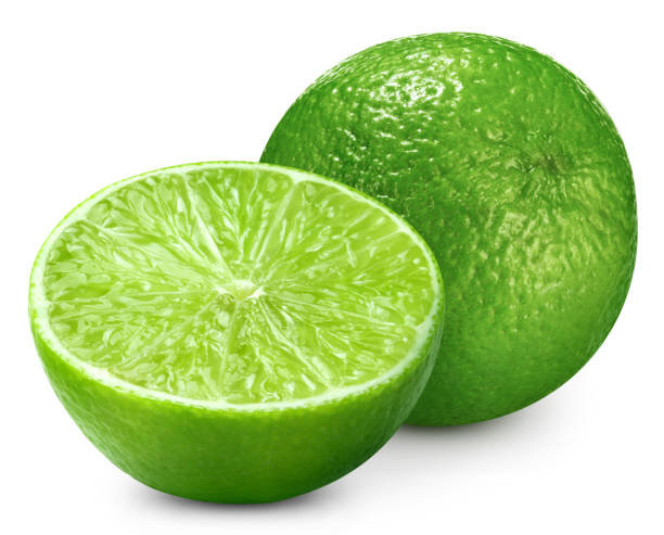 istock Lime with clipping path isolated on a white background 2060758210