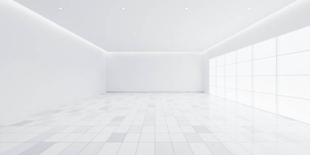 istock 3d rendering of empty room and tile floor for background. 2060769538