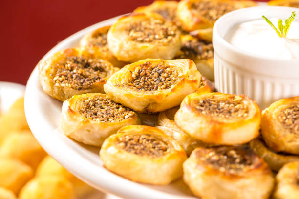 istock Meat sfihas dish for party 2060778536