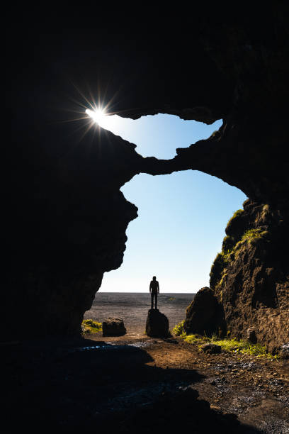istock Man In Yoda Cave In Iceland 2060782309