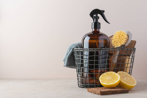 istock Concept of natural cleaning products 2060802847