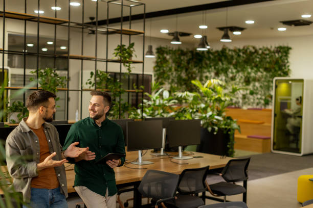istock Collaborative Discussion in a Modern Office With Exposed Brick Walls 2060828960