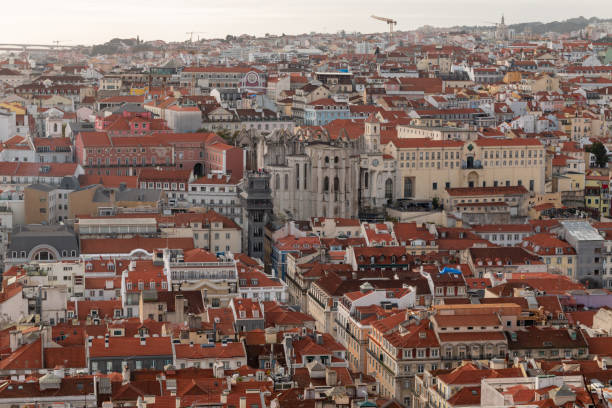 Cityscape including the Santa Justa Elevator