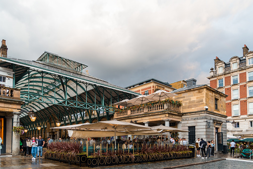 London, UK - August 25, 2023: Covent Garden in London, England