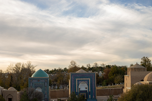 panoramic view of a historical place in Silk Road