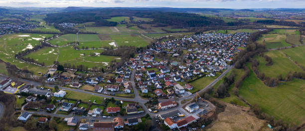 istock Aerial view around the village Eichenzell 2060908210