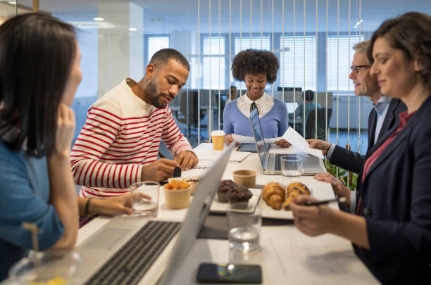 istock Business peoples talking in office 2060934939
