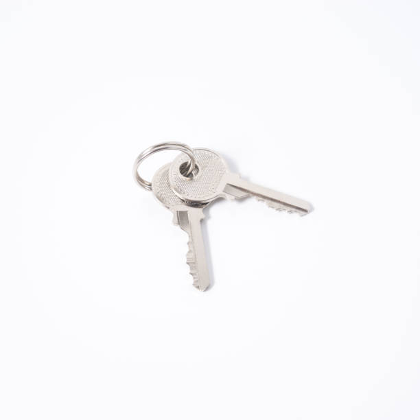 House key isolated on white background