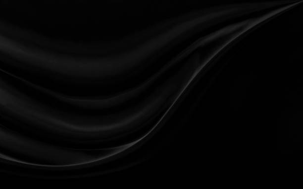 istock Black gray satin dark fabric texture luxurious shiny that is abstract silk cloth background with patterns soft waves blur beautiful. 2061098157