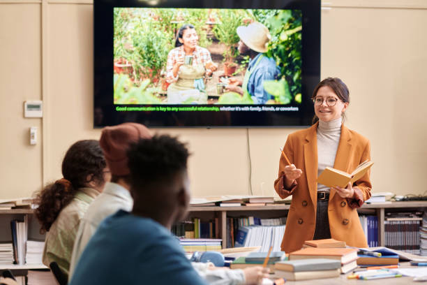 istock Female Professor Giving Lecture 2061200678