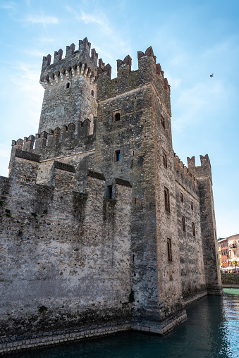 Scaliger Castle in Sirmione at the Lake Garda, Italy