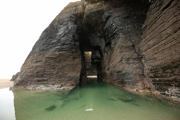 Beach of Las Catedrales, in Ribadeo, Lugo, Galicia, Spain.