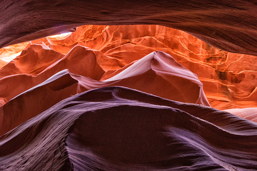 In the Lower Antelope Canyon, Navajo Reservation, near Page,Arizona,Usa.