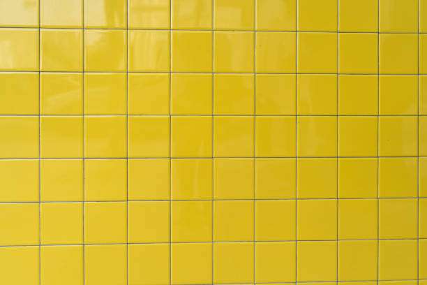 Background mosaic yellow beautiful.