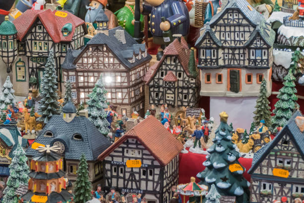 istock Half Timbered german Miniature Houses 2061526574