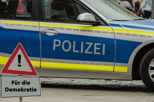 For Democracy Police Car german 