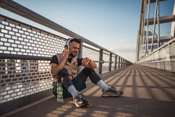 istock The athlete enjoys exercising outdoors 2061667675