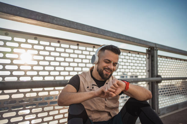 istock The athlete enjoys exercising outdoors 2061667698