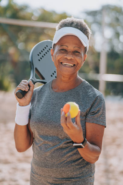 istock beach tennis racket and ball 2061739173