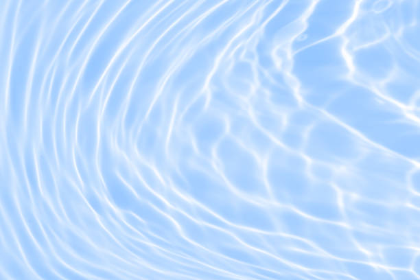 istock Abstract transparent water shadow surface texture natural ripple on blue background 2061768415
