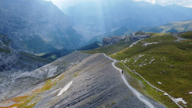 view towards Grindelwald taken from the Gleckstein junction.