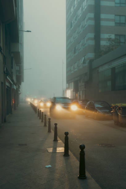 istock Glow Through the Mist: A City's Quiet Awakening 2061775383