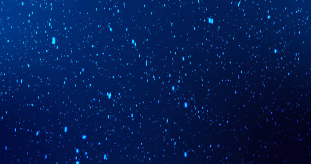 istock Realistic dust amber particles rising flying background. Ethereal horizontal sparks shining glittering magical award show data presentation concert backdrop. Shimmering wavy defocused blurred dust. 2061778561