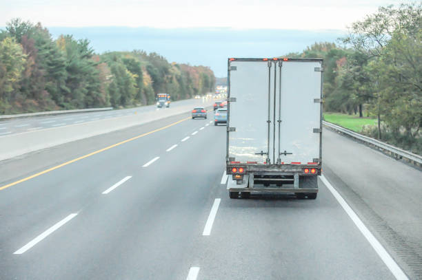 Truck on the highway
