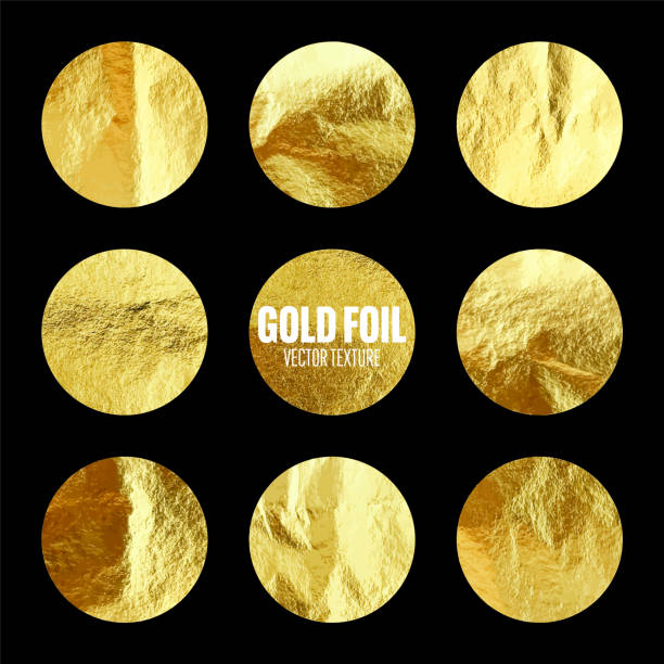 istock Gold foil, shiny handmade circles. Golden glittering texture, pattern. Luxury shining hand drawn background. Wedding, greeting card decoration elements. Modern minimalist art. Vector illustration 2061866722