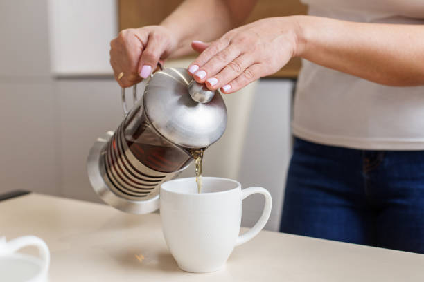 istock Serving Fresh Brewed Tea in a Cozy Home Setting. Hot drink 2061917546