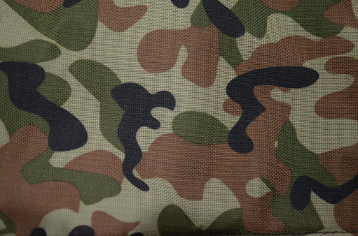 camo bag detail