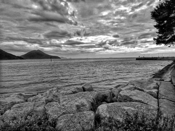Rocks of Silent by the Ocean