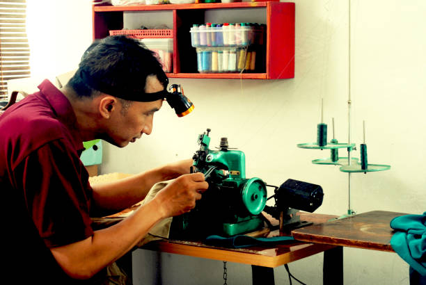 A serger machine, also known as an overlock machine, is a sewing machine that can sew, trim, and finish seams and raw edges in one step. Sergers use multiple threads, usually three or four, to create strong, durable seams and clean fabric edges. Serged seams stretch, making them ideal for sewing t-shirts, leggings, stretchy pants, pajamas, and athletic wear.