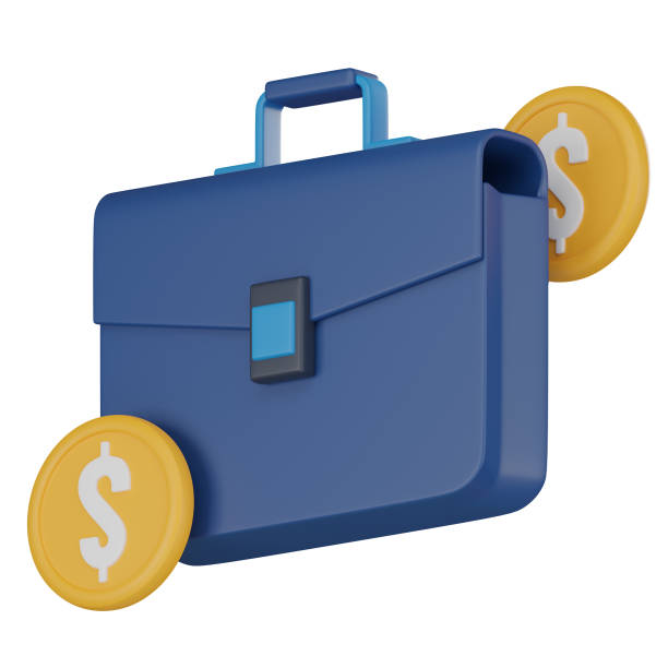 istock Enriching Financial, Financial Bag Icon for Wealth Management. 3D render. 2062332089