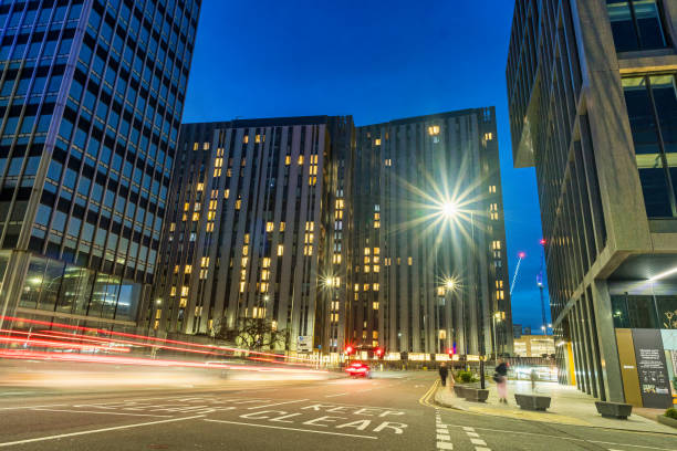 istock Long exposure Manchester Photo 2062394632