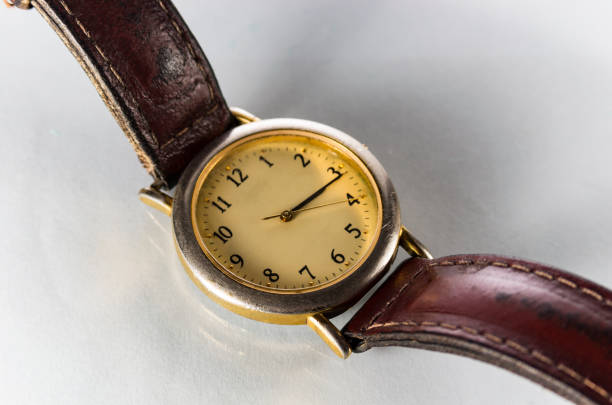 Classic gold pocket watch.
