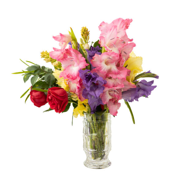 istock Bouquet of mixed flowers and leaves 2062437659