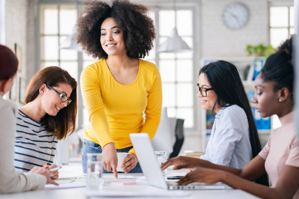 istock Multi-Ethnic women business team having discussion new projects 2062449887
