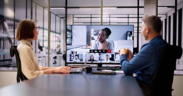istock Online Video Conference Job Interview Meeting 2062470204