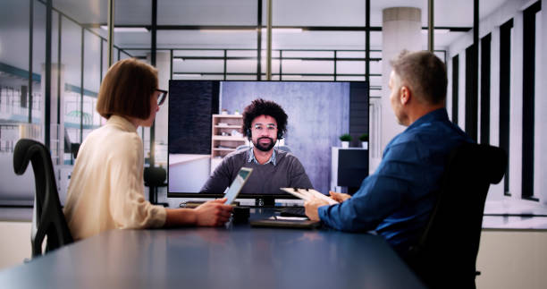 istock Online Video Conference Job Interview Meeting 2062470214