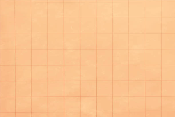 istock Beige or cream coloured weathered old rough paper horizontal vector backgrounds with faded faint checked square boxes all over pattern  in fading colour like a blank empty faded box page of math notebook 2062497756