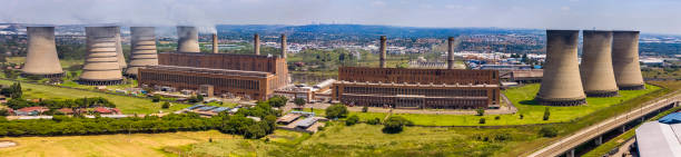 Power Station in Johannesburg stock photo