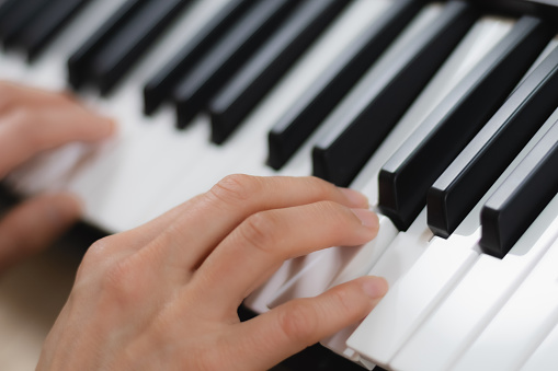 Image of playing a keyboard instrument