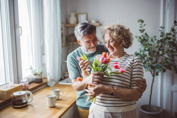 istock Sweet surprise for wife 2062553773