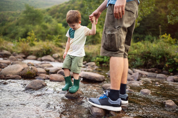 istock Father and son enjoying a carefree spring day in nature 2062563557
