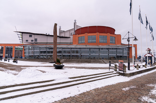 12/02/2024 Goteborg, Västra Götaland, Sweden  Opera House in Gothenburg at winter