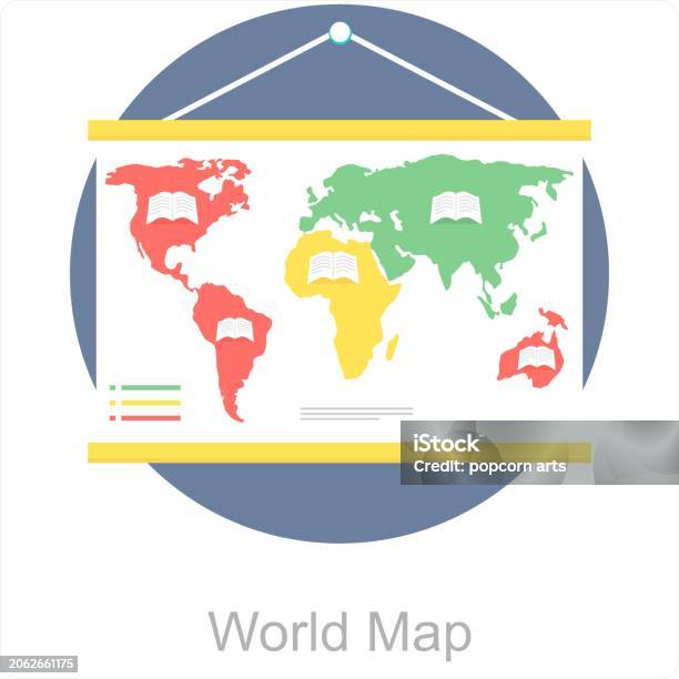 World Map Stock Illustration - Download Image Now - Concepts, Concepts ...
